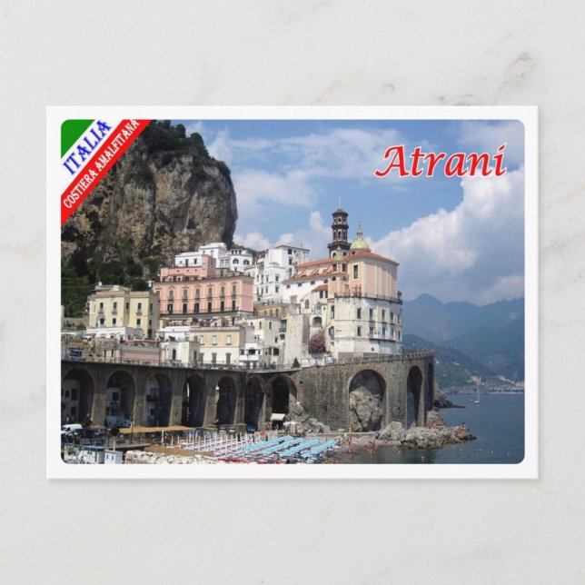 Carte Postale Italie - Campanie - Côte d'Amalfi - Atrani - (Devant)
