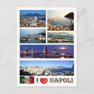 Carte Postale Italie - Campanie - Naples - J'aime -