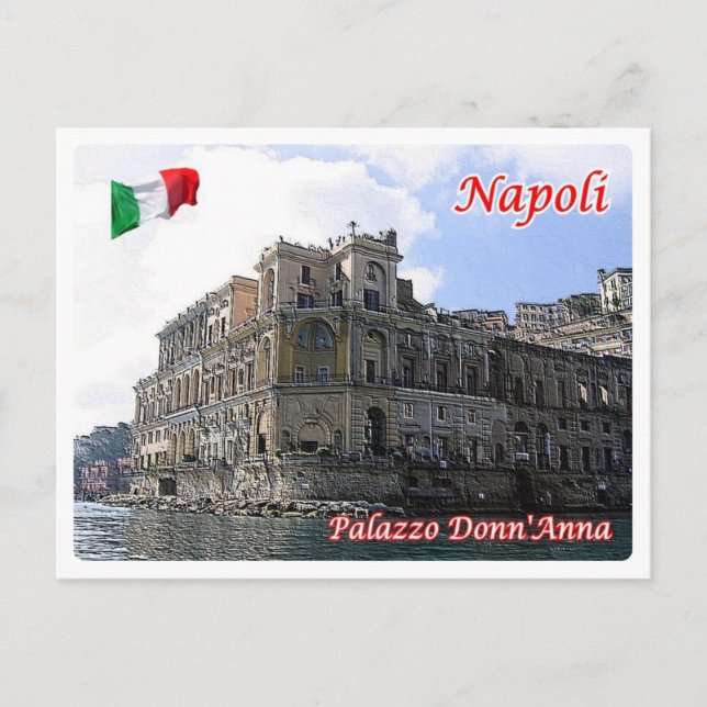 Carte Postale Italie - Campanie - Naples - Palazzo Donn'Anna - (Devant)