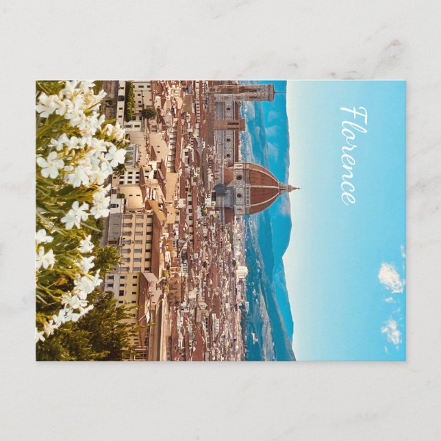 Carte Postale Italie customisée Florence Photographie (Devant)