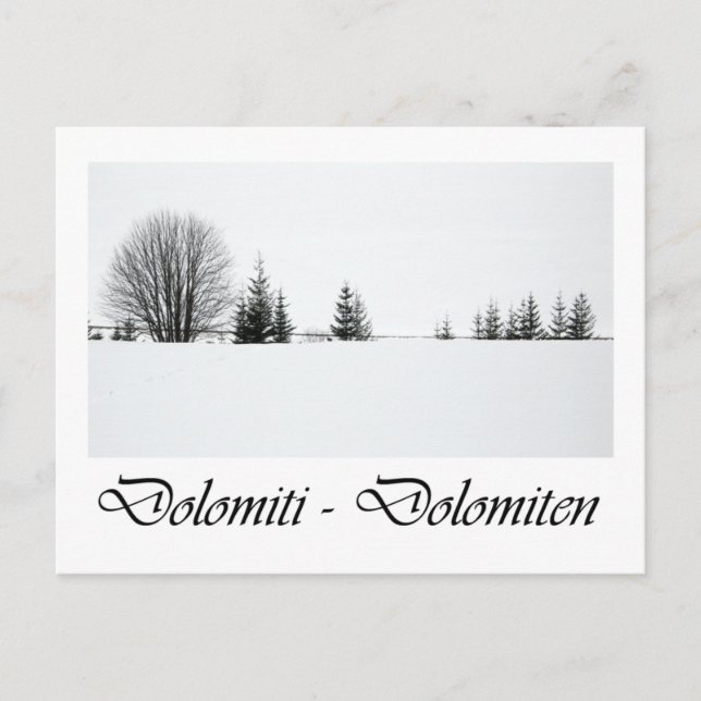 Carte Postale Italie, Dolomites (Devant)