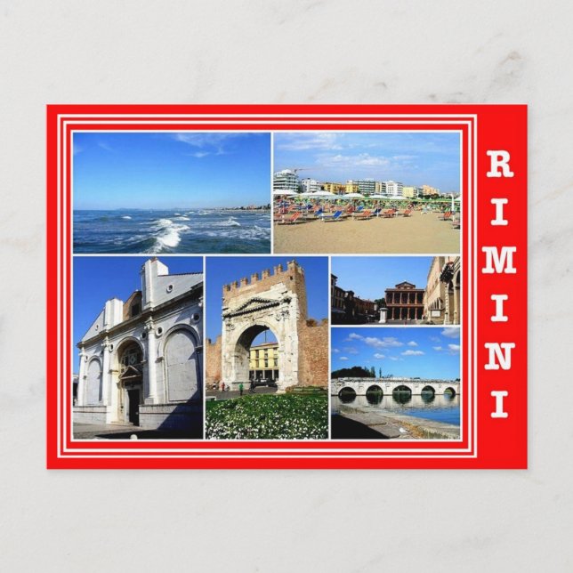 Carte Postale Italie - Emilie Romagne - Rimini - Mosaic - (Devant)
