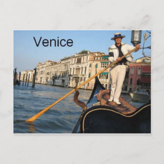 Carte Postale Italie gondole de Venise (St.K.