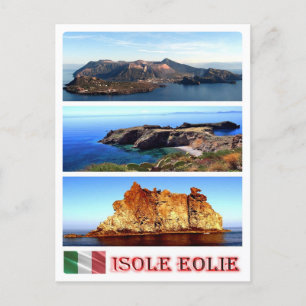 Carte Postale Italie - Îles Éoliennes - Mosaïque -
