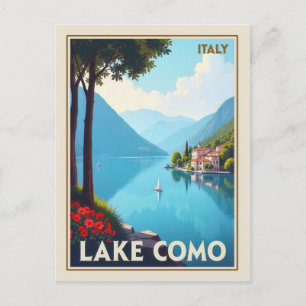 Carte Postale Italie Lac de Côme Vintage voyage