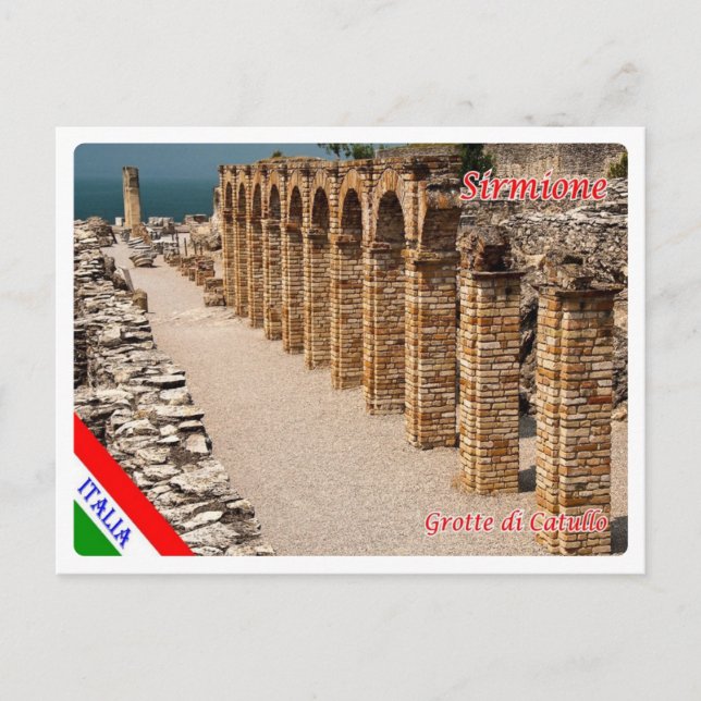 Carte Postale Italie - Lac de Garde - Sirmione - (Devant)