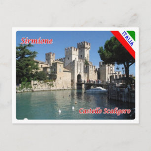 Carte Postale Italie - Lac de Garde - Sirmione - Château de Scal
