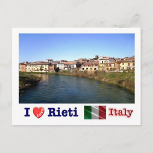 Carte Postale Italie - Latium - Rieti - Velino River - I Love -
