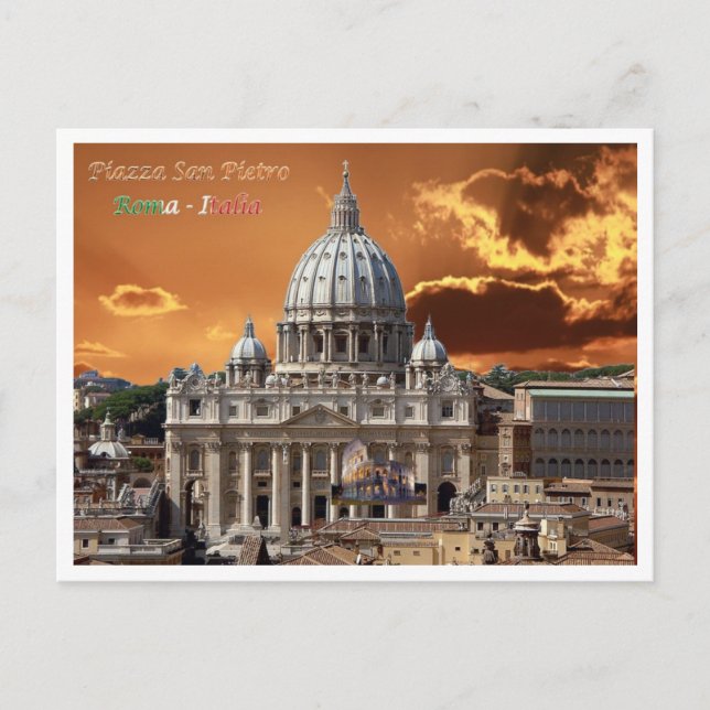Carte Postale Italie - Latium - Rome - Saint Pierre - Basilique  (Devant)