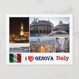 Carte Postale Italie - Ligurie - Gênes - Mosaïque -