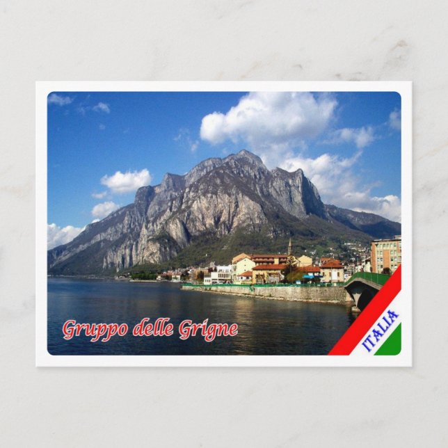 Carte Postale Italie - Lombardie - Lac de Côme - Gruppo delle Gr (Devant)