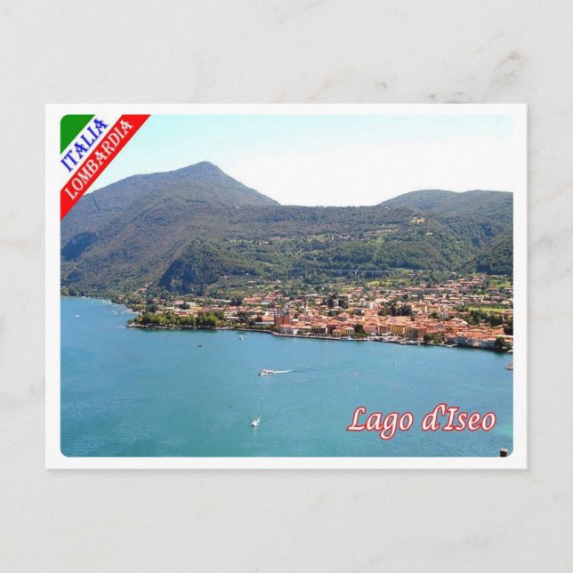 Carte Postale Italie - Lombardie - Lac Iseo - (Devant)