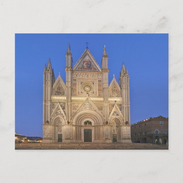 Carte Postale Italie, Ombrie, Orvieto, Cathédrale d'Orvieto (Devant)