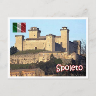 Carte Postale Italie - Ombrie - Spolète - La Rocca Albonoziana -