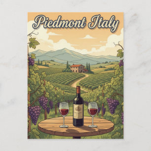 Carte Postale Italie Piedmont Travel