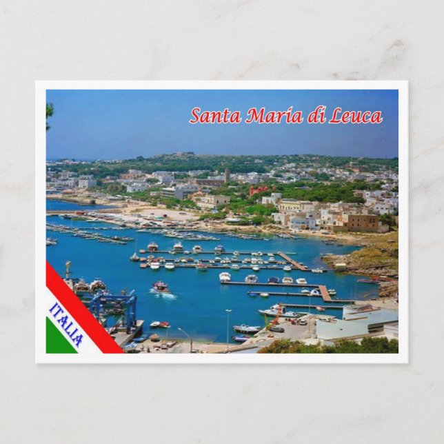 Carte Postale Italie - Pouilles - Salento - Père Noël Maria di L (Devant)