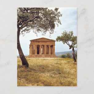 Carte Postale Italie, Sicile, Agrigente. Les ruines des 2