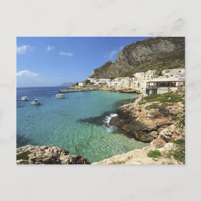 Carte Postale Italie, Sicile, Îles Egadi, Levanzo, (Devant)
