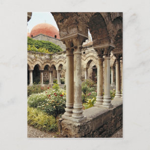 Carte Postale Italie, Sicile, Palerme. Les cloîtres survivent co