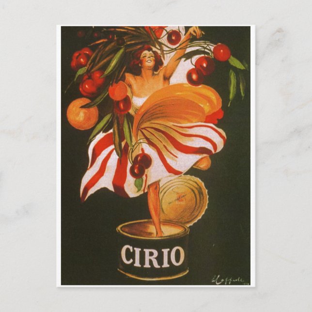 Carte Postale Italie - Tomates Cirio (Devant)