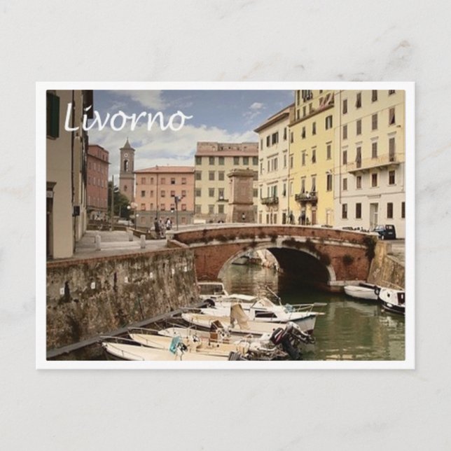 Carte Postale Italie - Toscane - Livourne - (Devant)