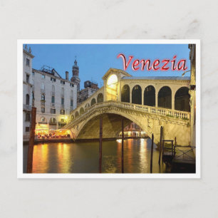 Carte Postale Italie - Venise - Pont du Rialto -