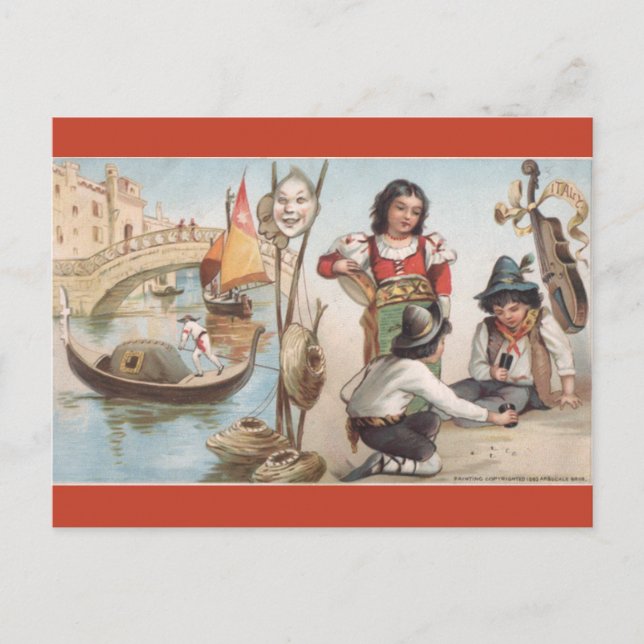 Carte Postale Italie Vintage (Devant)