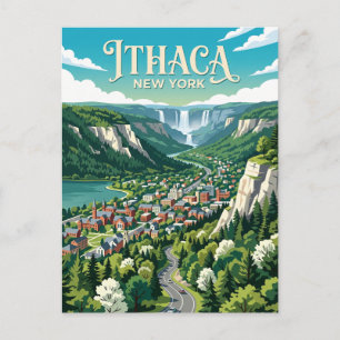 Carte Postale Ithaca États-Unis