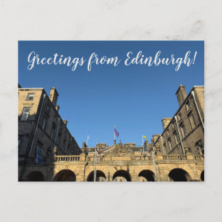 Carte Postale ITINÉRAIRES : Salutations d'Édimbourg !