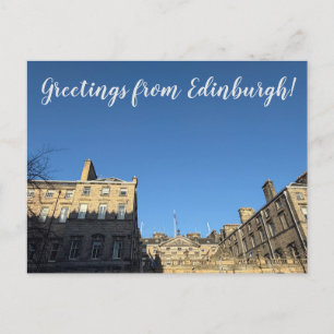 Carte Postale ITINÉRAIRES : Salutations d'Édimbourg !