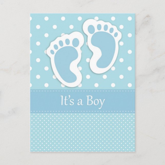 Carte Postale It's A Boy (Devant)