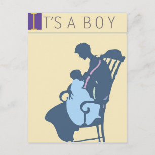 Carte Postale <It's a Boy> by Steve Collier