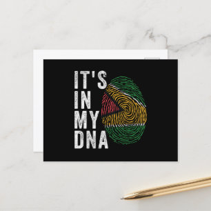 Carte Postale It's In My DNA - Guyana Flag