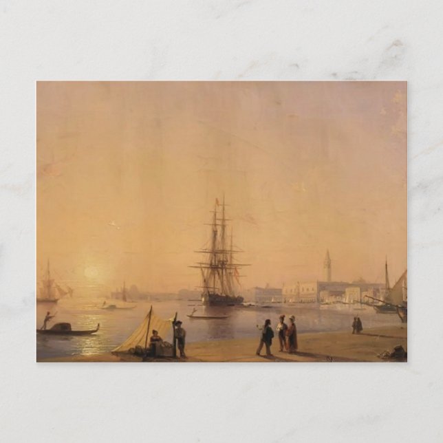 Carte Postale Ivan Aivazovsky - Venise (Devant)