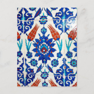Carte Postale Iznik Design Carrelage Oriental