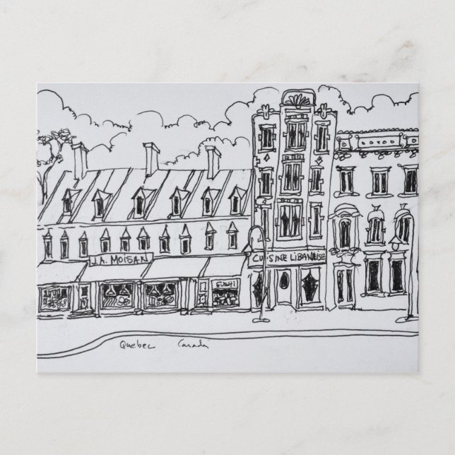 Carte Postale J.A. Moisan Grocery Store | Canada (Devant)