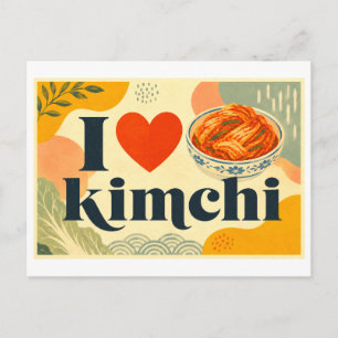 Carte Postale "J'[Aime] Kimchi"