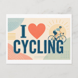 Carte Postale "J'[Aime] le Cyclisme"