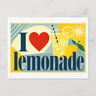 Carte Postale "J'[Aime] Limonade"