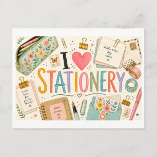 Carte Postale J'[Aime] Papeterie