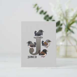 Carte Postale J est pour Junco
