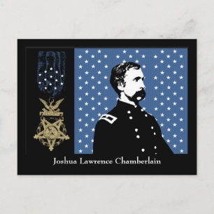 Carte Postale J.L. Chamberlain et la Médaille d'honneur