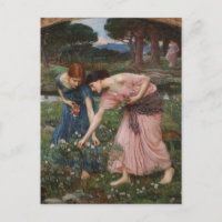 J.W. Waterhouse Gather Ye Rosebuds