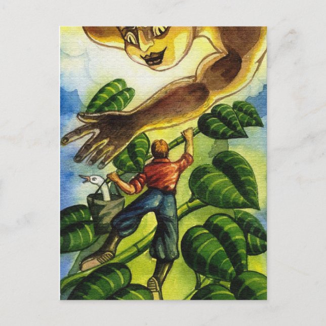 Carte Postale Jack and the Beanstalk (Devant)