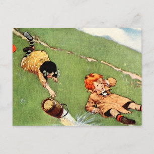 Carte Postale Jack et Jill descendent la colline