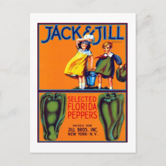 Carte Postale Jack et Jill Peppers