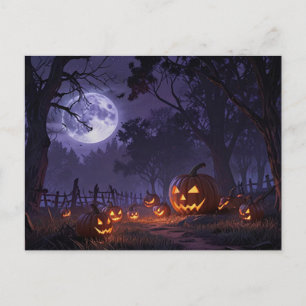 Carte postale Jack O' Lanterns Halloween