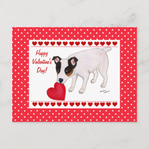 Carte postale Jack Russell Terrier Valentine