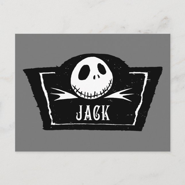 Carte Postale Jack Skellington | Tête (Devant)