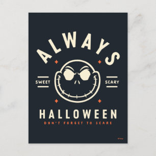 Carte Postale Jack Skellington - Toujours Halloween